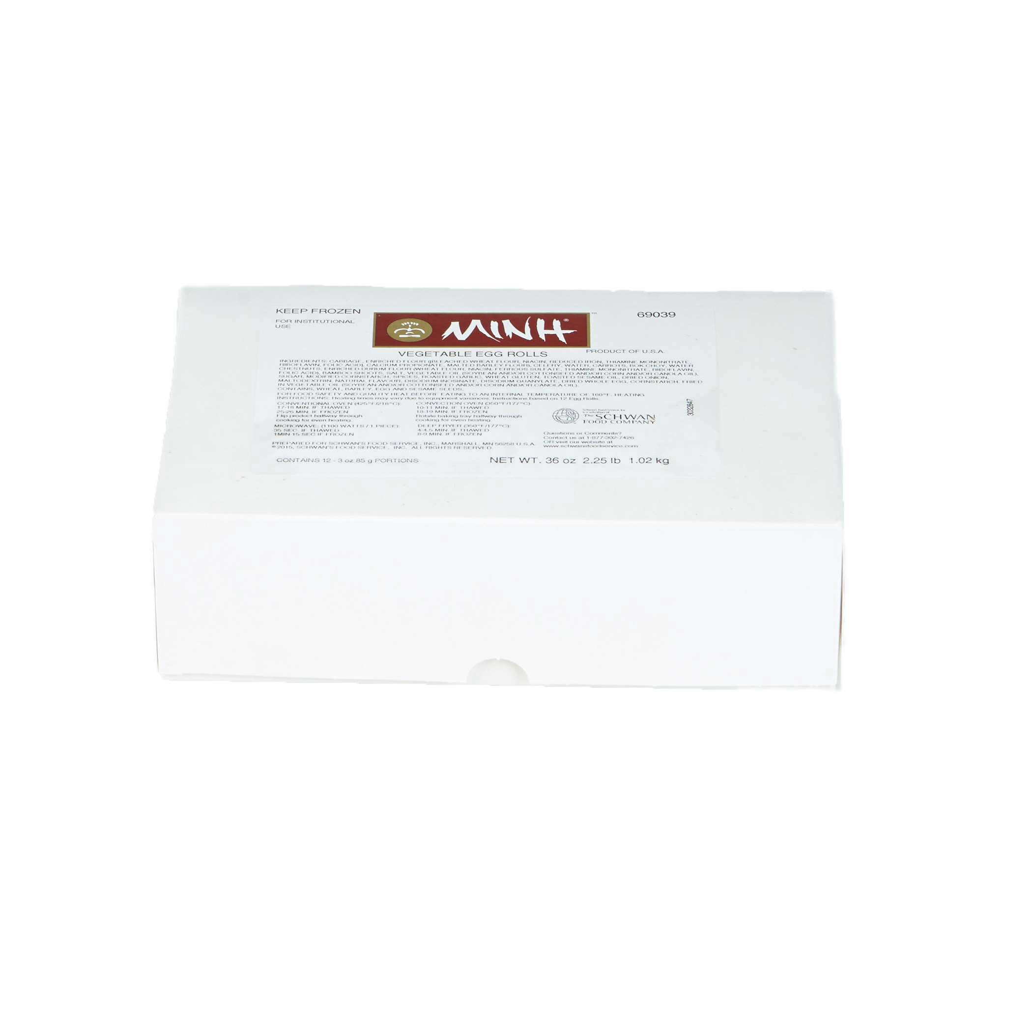 Minh Vegetable Egg Roll, 3 Ounce -- 72 Per Case