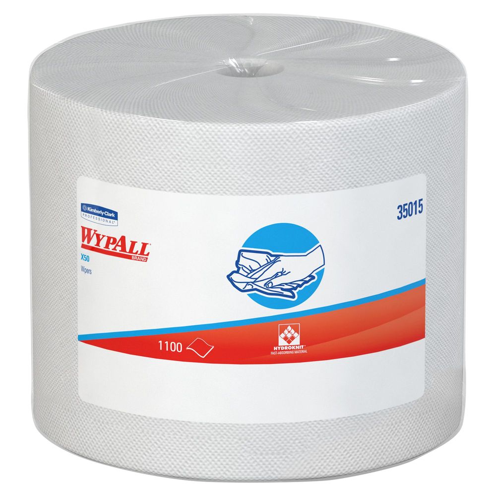 Wypall Generalclean White X50 Jumbo Cleaning Cloth, 1100 Count