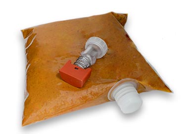 Gehls Chili Sauce with Disposable Valves, 80 Ounce -- 4 per case.