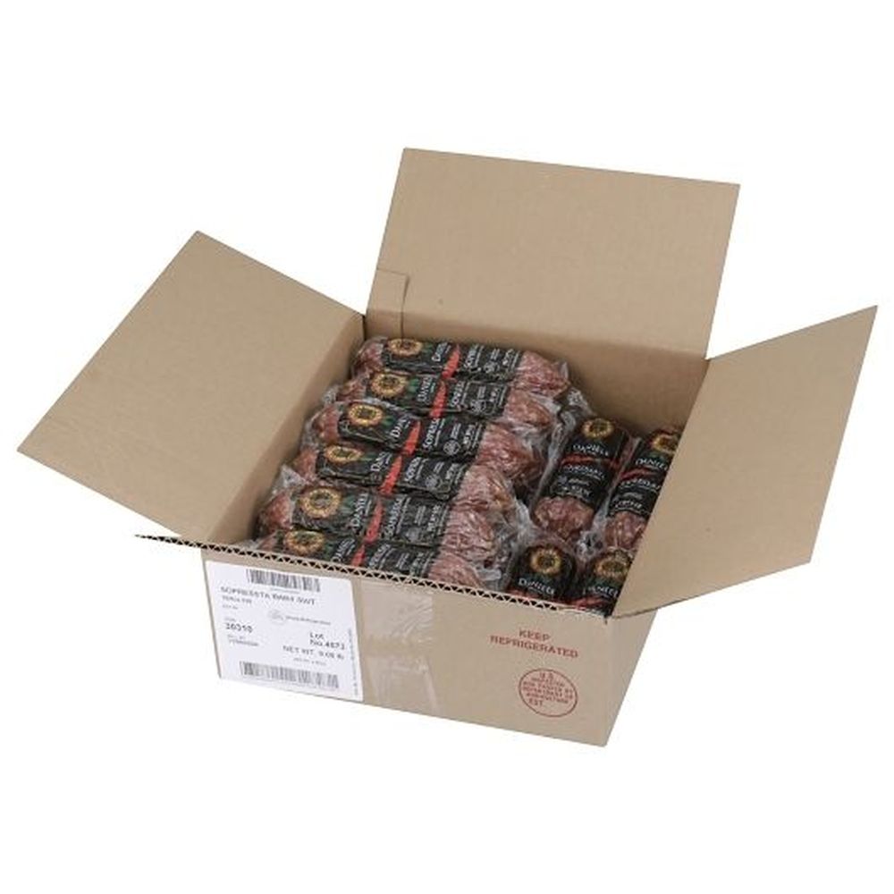 Del Duca Baby Sweet Sopressata Chub, 9 Ounce -- 16 Per Case