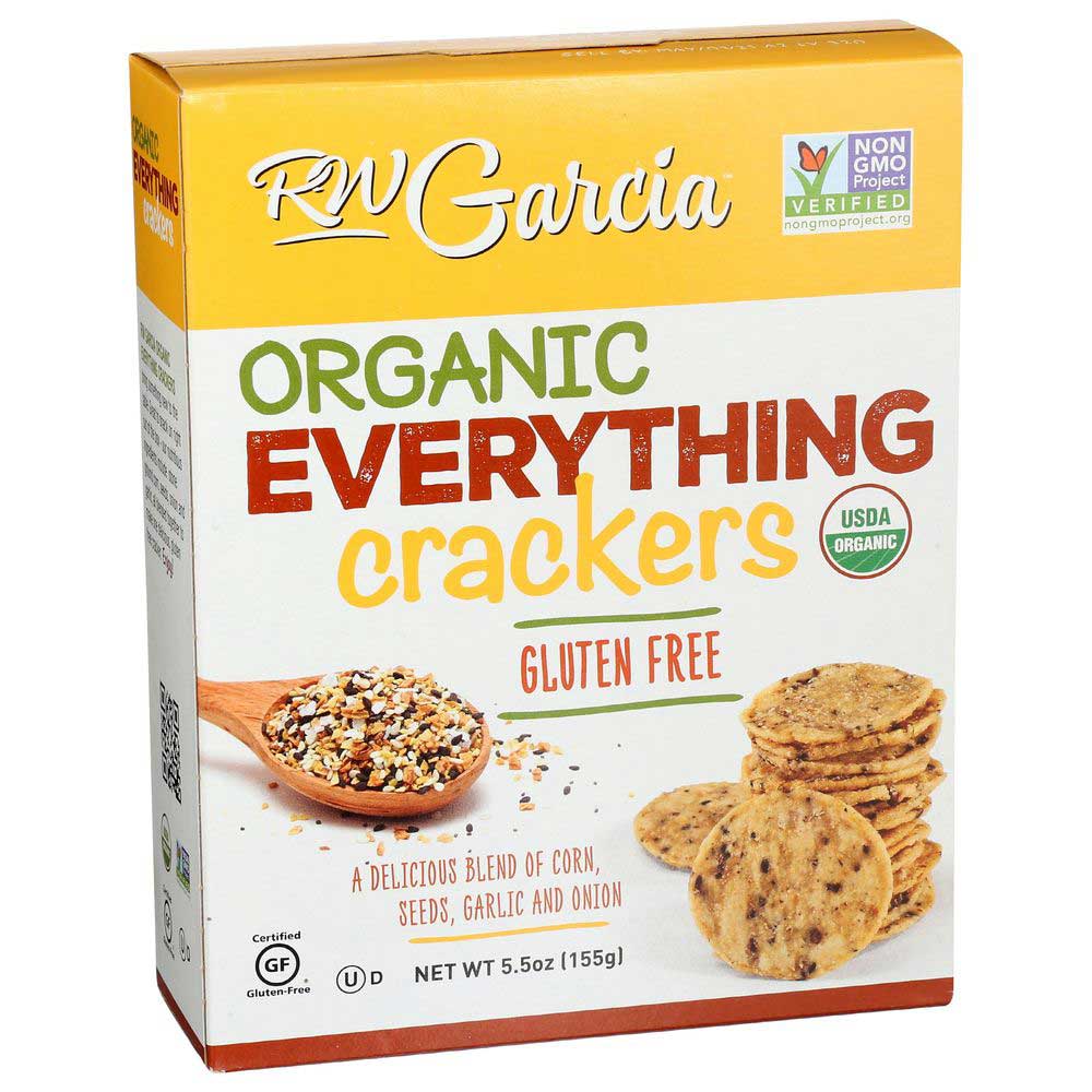 Rw Garcia Organic Everything 3 Seed Cracker, 5.5 Ounce -- 6 Per Case
