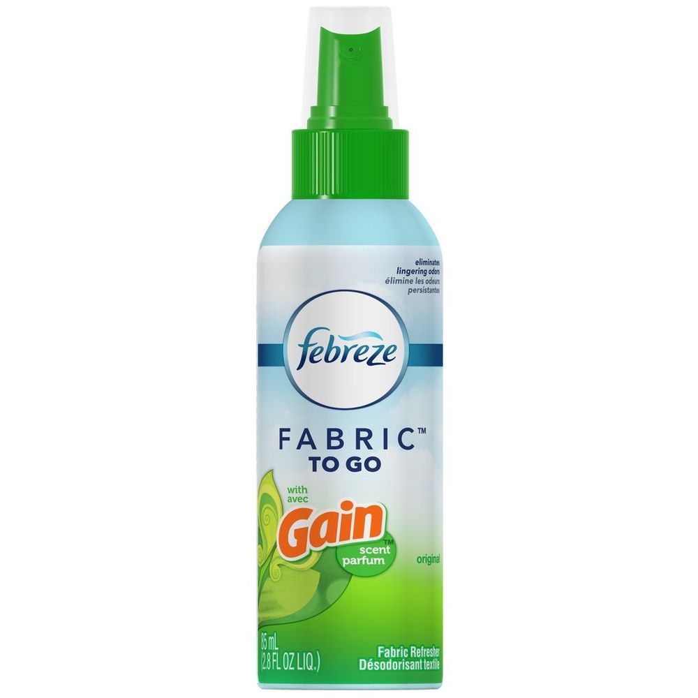Febreze To Go Original Fabric Refresher With Gain Scent, 2.8 Fluid Ounce -- 12 Per Case