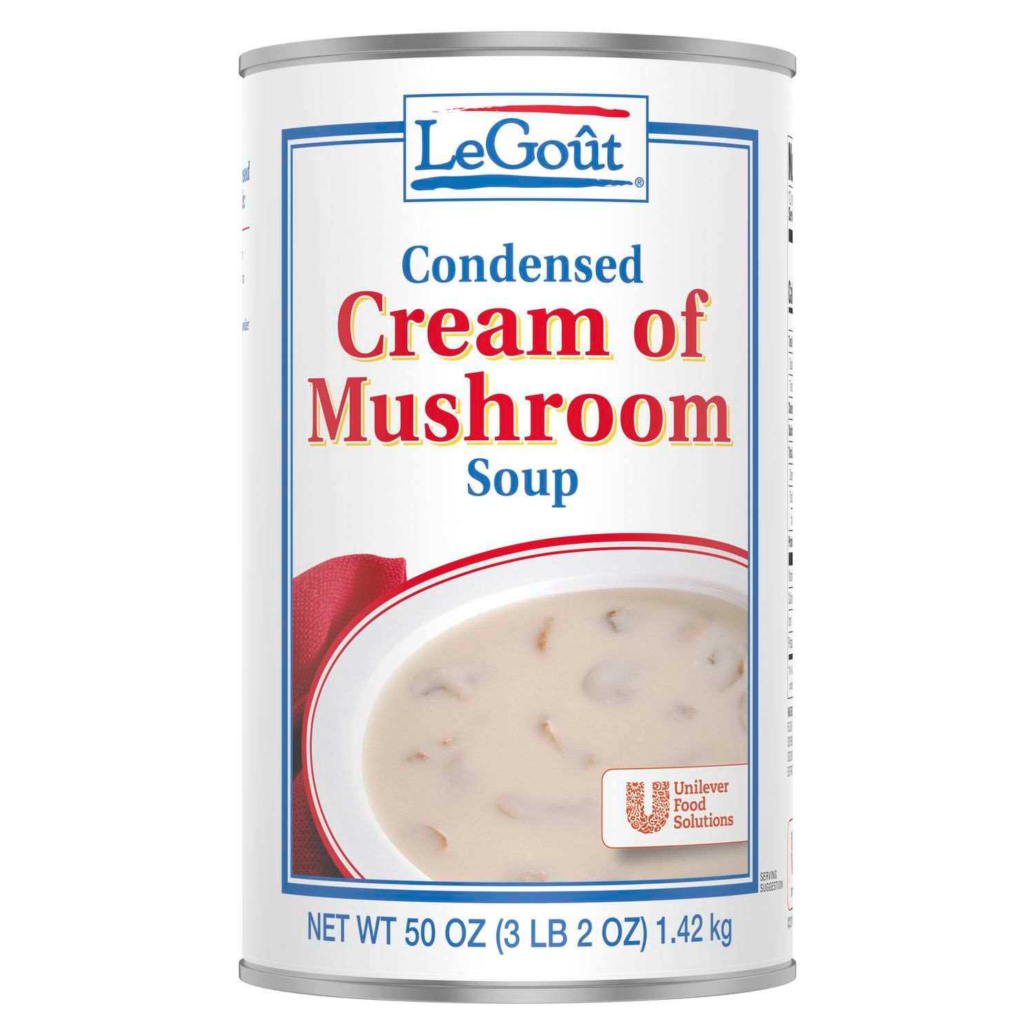 Legout Cream Of Mushroom Condensed Canned Soup, 50 Ounce -- 1 Each