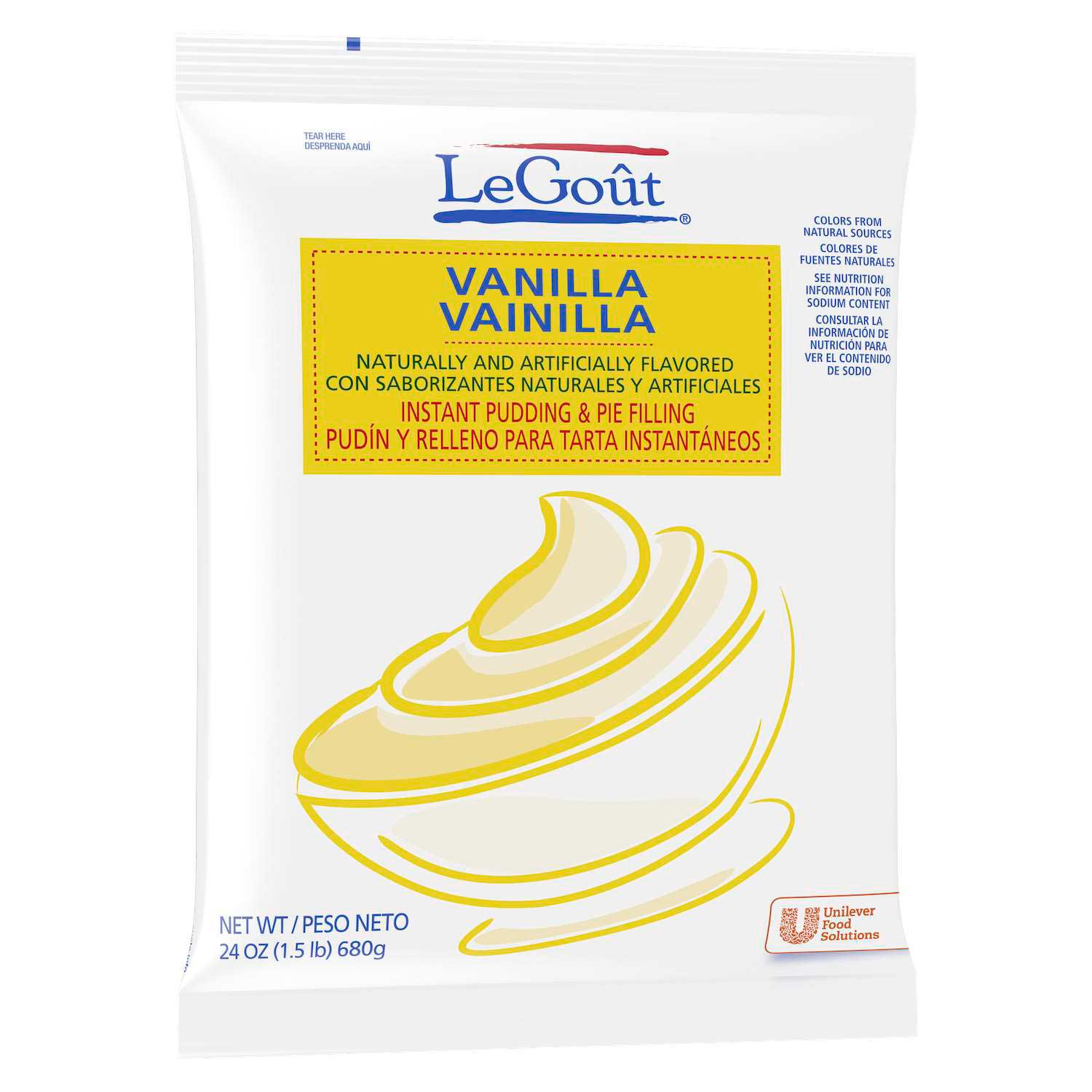 Legout Vanilla Instant Pudding And Pie Filling, 24 Ounce -- 1 Each