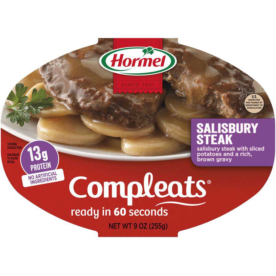 Hormel Compleats Salisbury Steak, 9 Ounce -- 6 Per Case