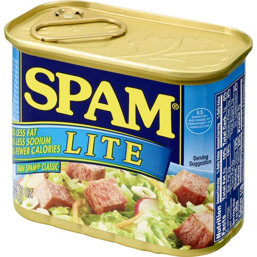 Spam Lite Luncheon Meat, 12 Ounce -- 12 Per Case