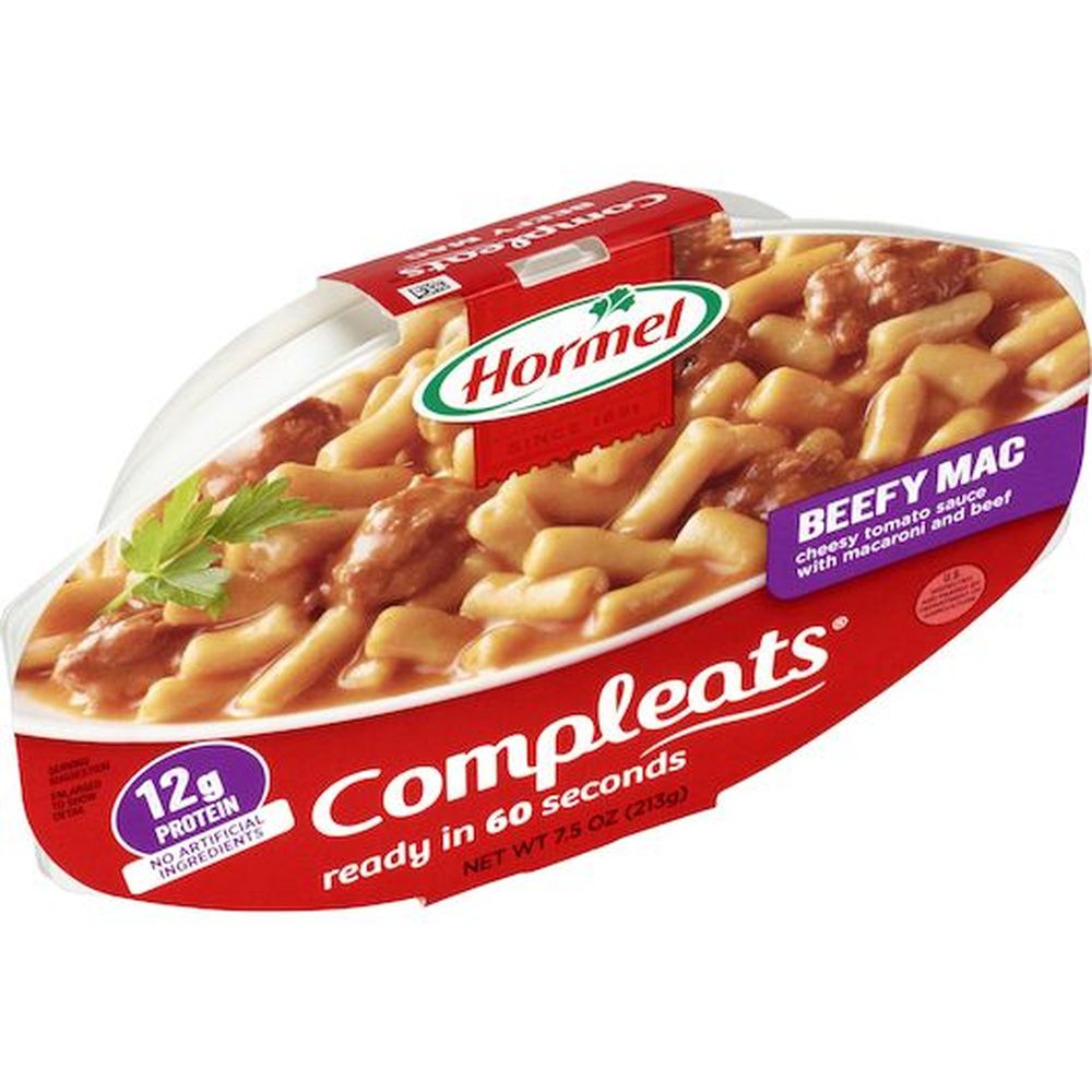 Hormel Compleats Beefy Mac And Cheese, 7.5 Ounce -- 7 Per Case