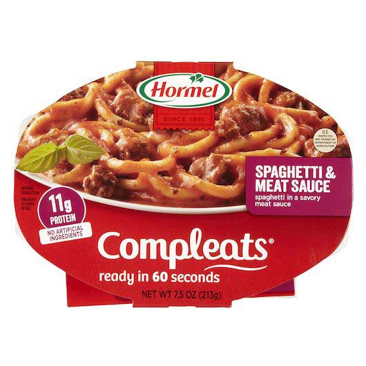 Hormel Compleats Spaghetti And Meat Sauce, 7.5 Ounce -- 7 Per Case