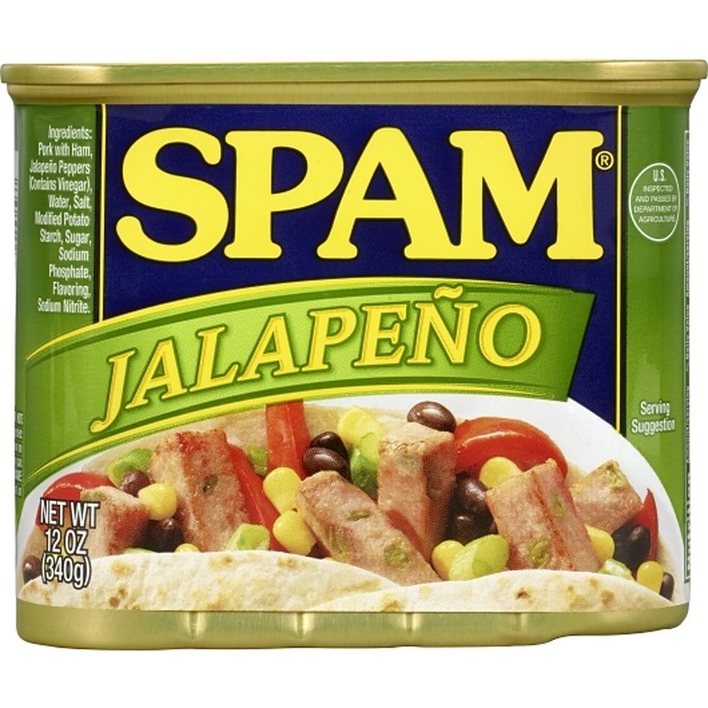Spam Jalapeno, 12 Ounce -- 12 Per Case