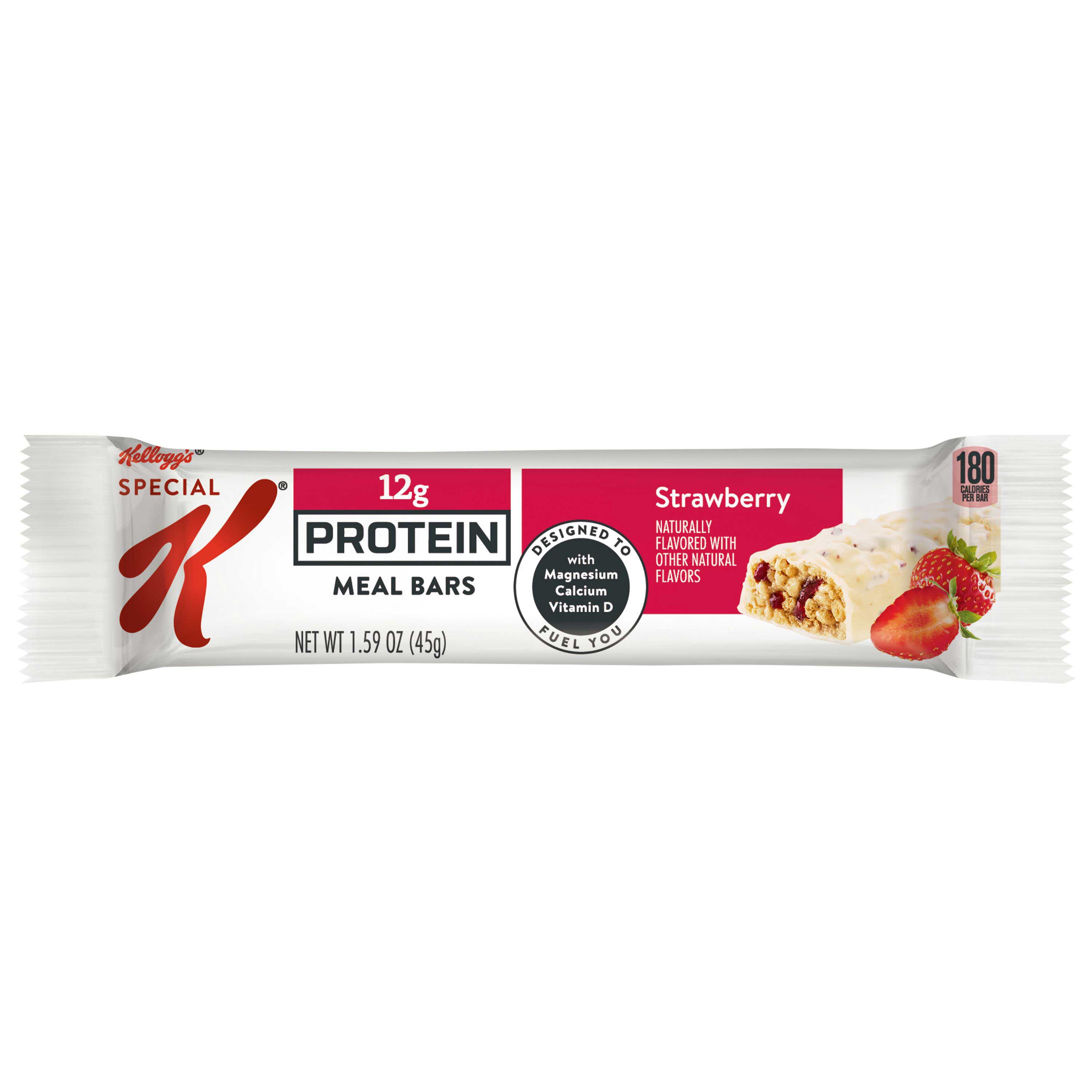 Special K Protein Meal Bar, Strawberry, 1.59 oz, 8/Box Special K Protein Meal Bar, Strawberry, 1.59 oz, 8/Box