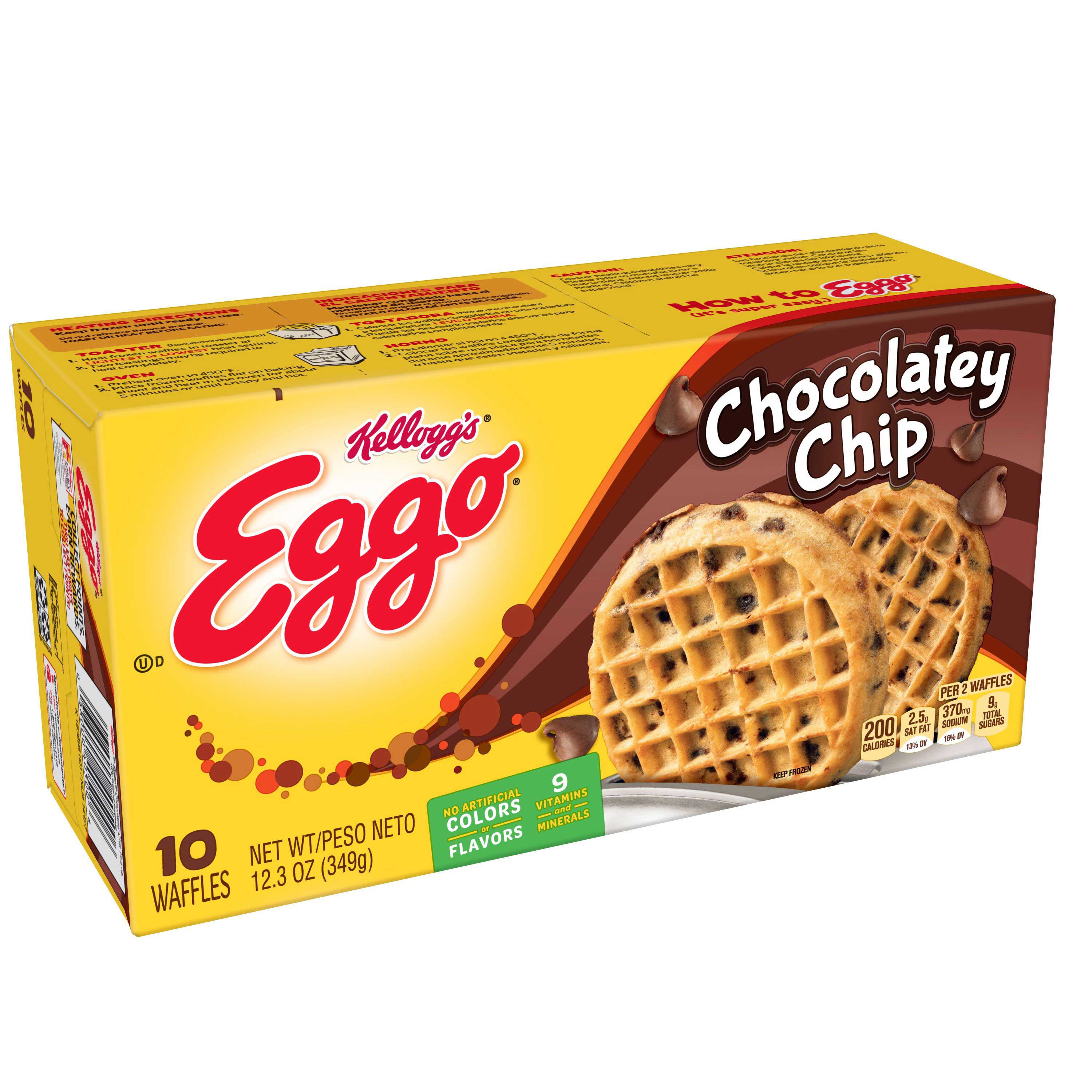 【激安通販 オンラインショップ】 Eggo Kellogg's Chocolate FoodServiceDirect | Case Waffle Chip 菓子