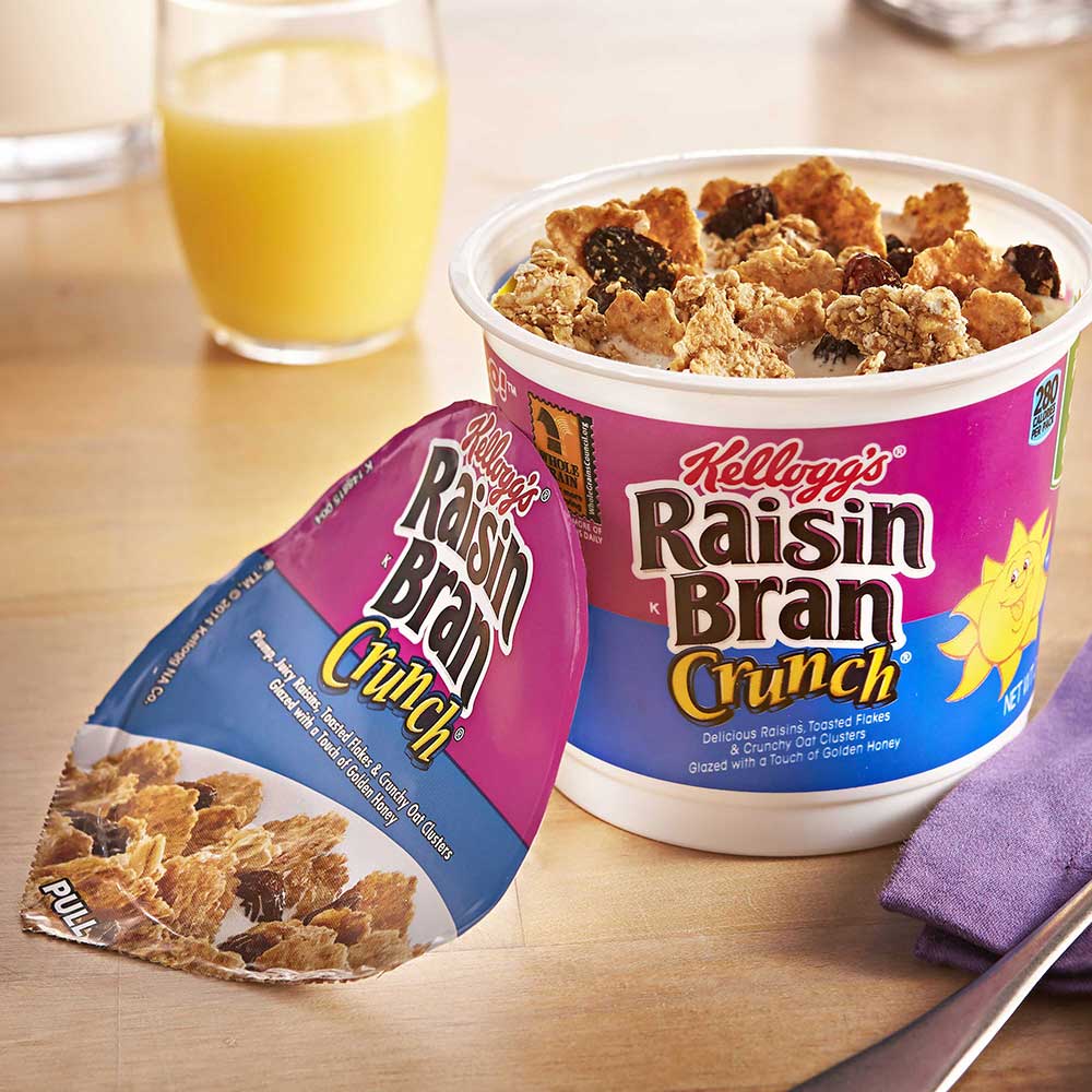 Raisin Bran Crunch Cereal In A Cup, 2.8 Ounce -- 60 Per Case