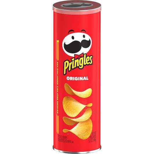 Pringles Original Potato Crisps, 5.2 Ounce -- 14 per case.