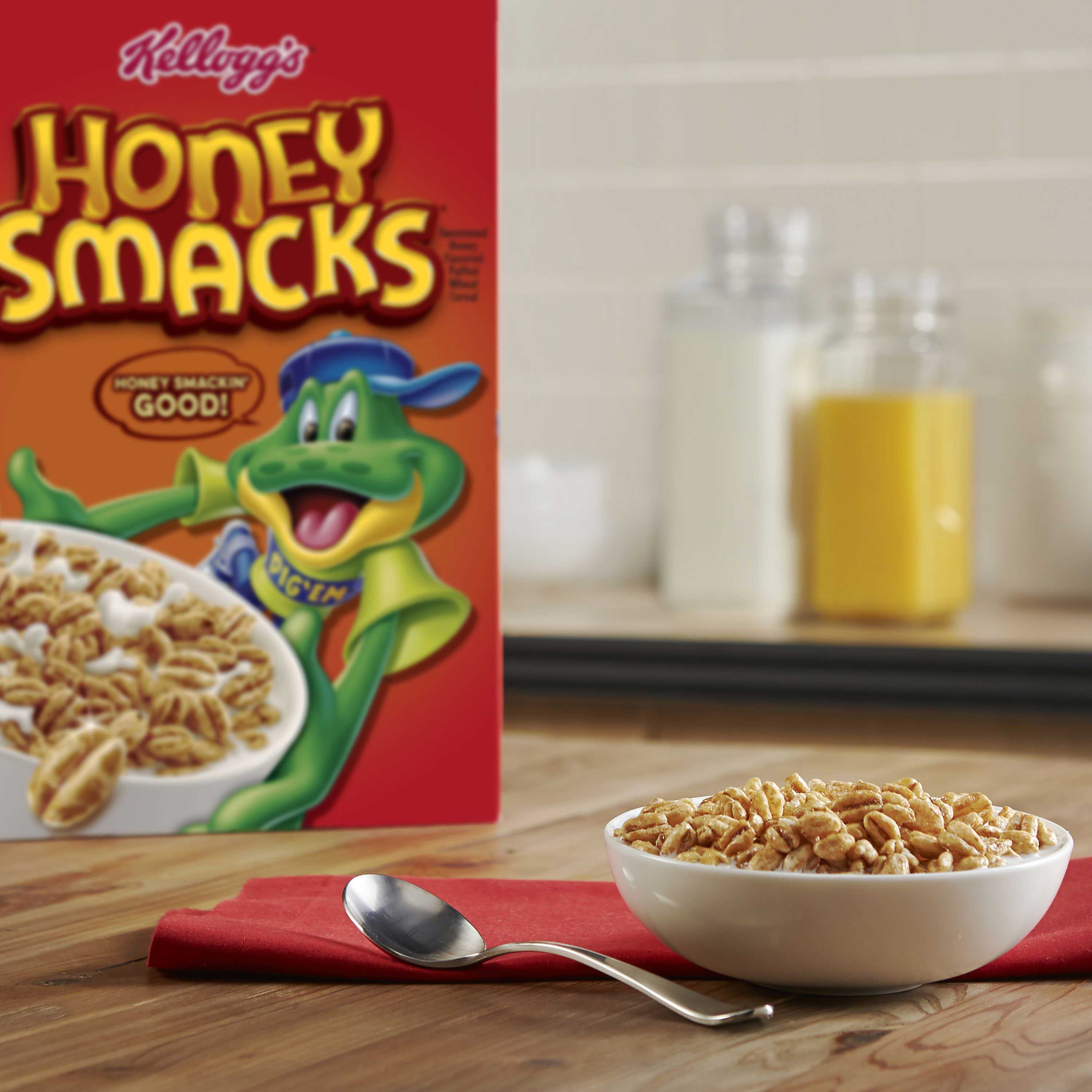 Kellogg Honey Smacks Cereal, 15.3 Ounce -- 8 per case