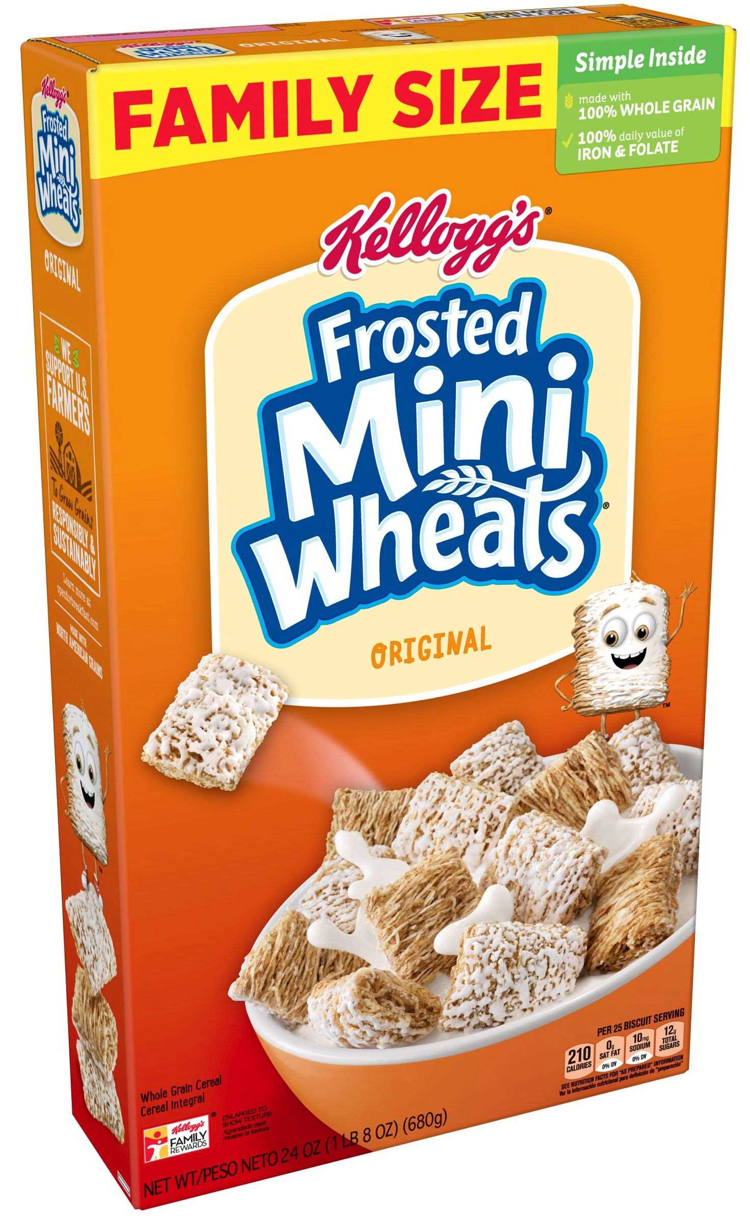 激安！特価品 Kellogg's Original Frosted Mini-Wheats Cereal Case トイガン