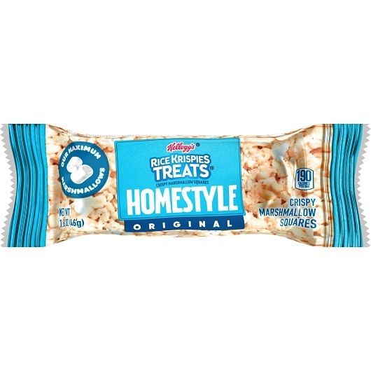 Rice Krispies Treats 1.6 Ounce Homestyle Original Crispy Marshmallow Squares, 20 Count