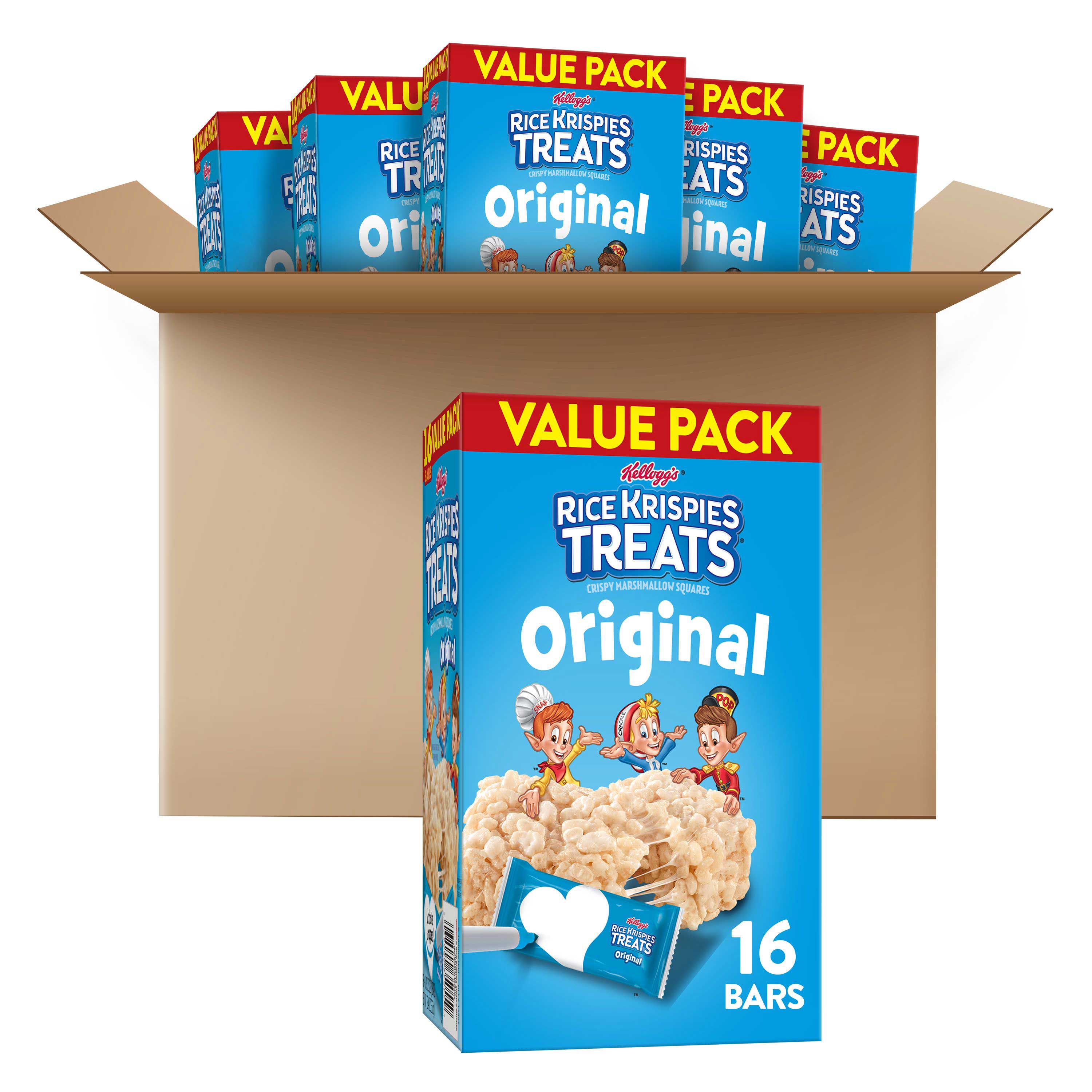 Kelloggs Rice Krispies Original Snack Bars Case FoodServiceDirect