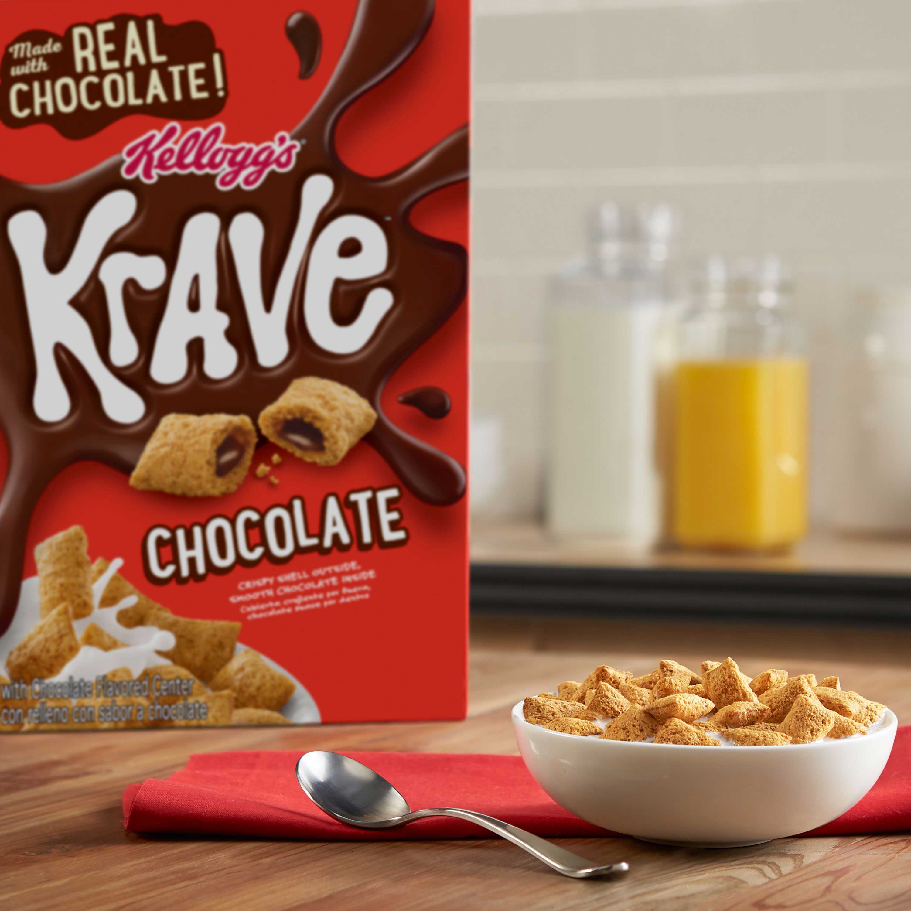 Krave Chocolate Cereal, 35 Ounce, 4 Per Pack