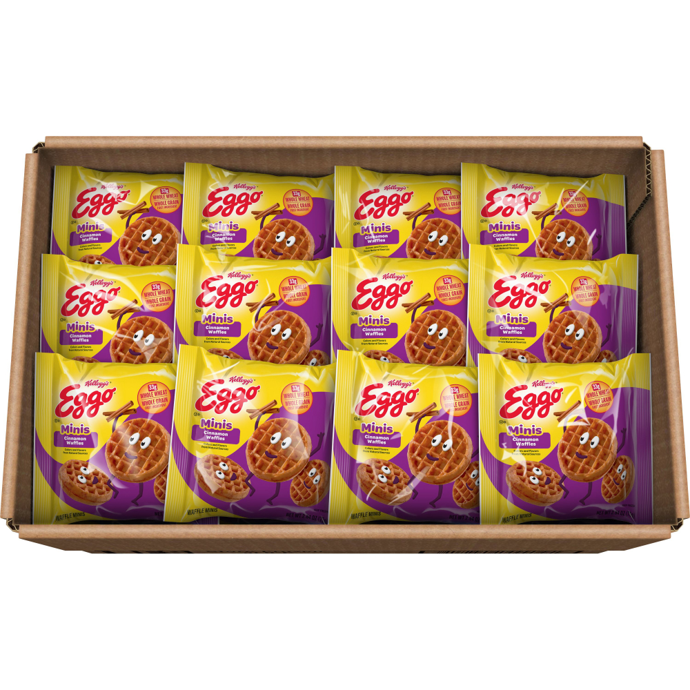 Eggo Minis Cinnamon Flavored Waffle, 2.64 Ounce -- 72 per case.