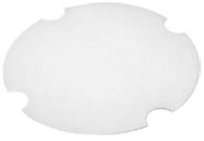 Graphic Packaging Non Slotted White Lid for 6 Pound Tub -- 200 per case