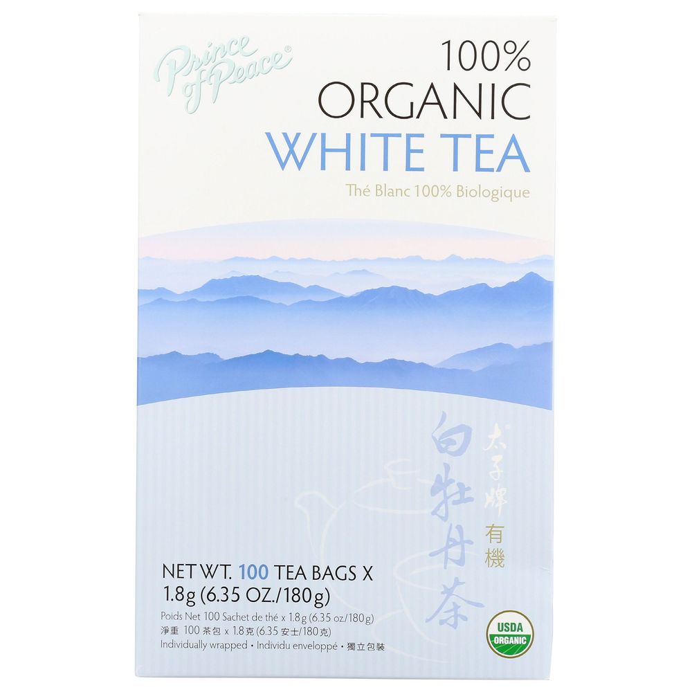 Prince Of Peace Organic White Tea, 100 Tea Bags