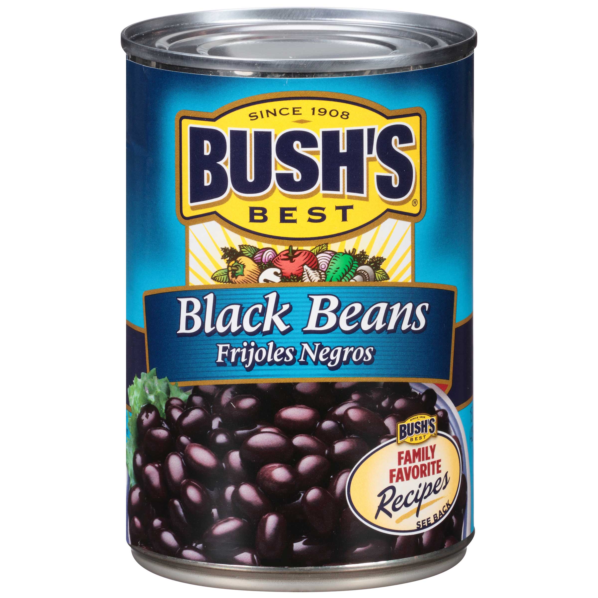 Beansページ Bushs Best Black Beans, 15 Ounce -- 12 per case.
