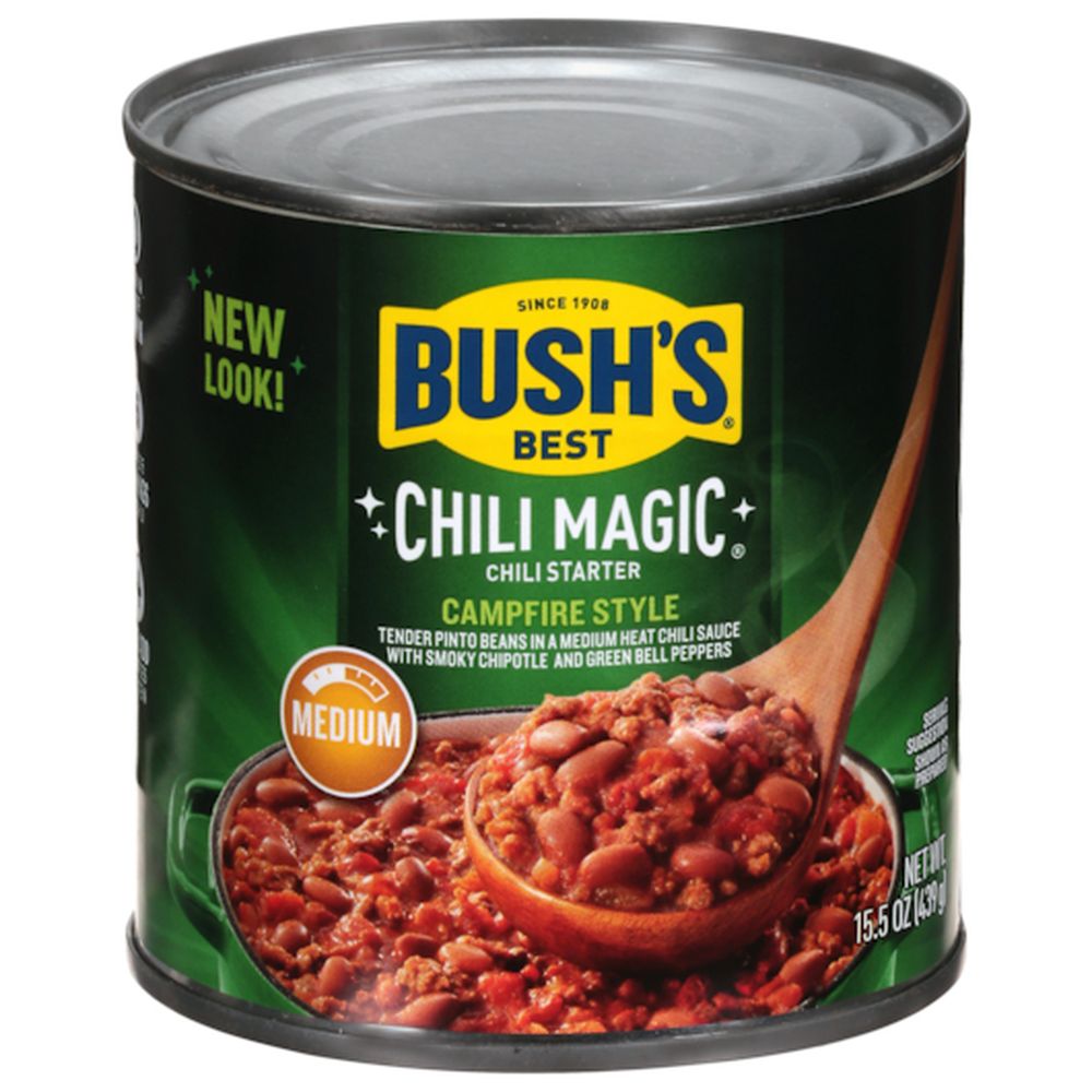 Bush's Best Medium Chili Magic Chili Starter, 15.5 Ounce -- 12 Per Case