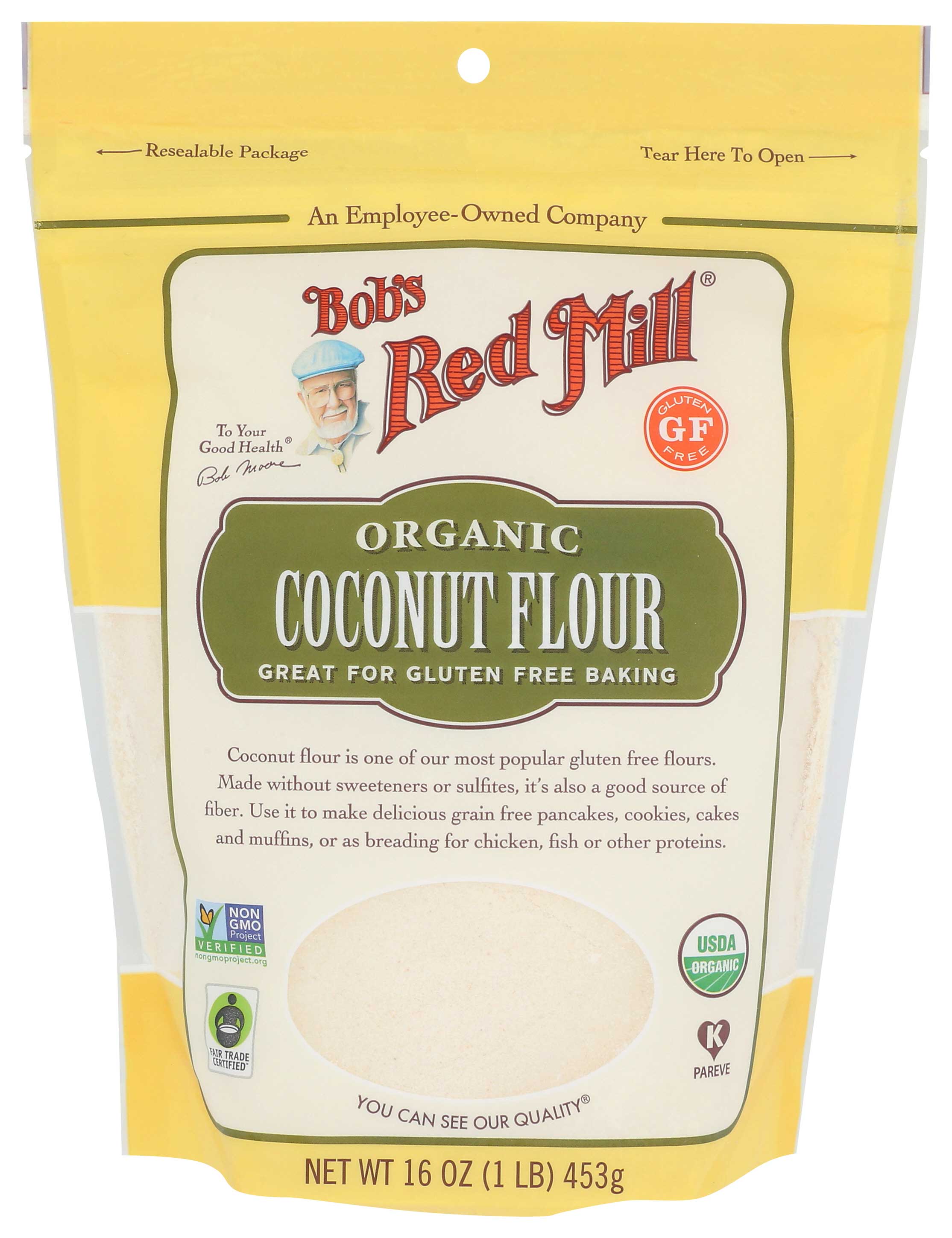 Bob's Red Mill Organic Coconut Flour, 16 Ounce -- 4 Per Case