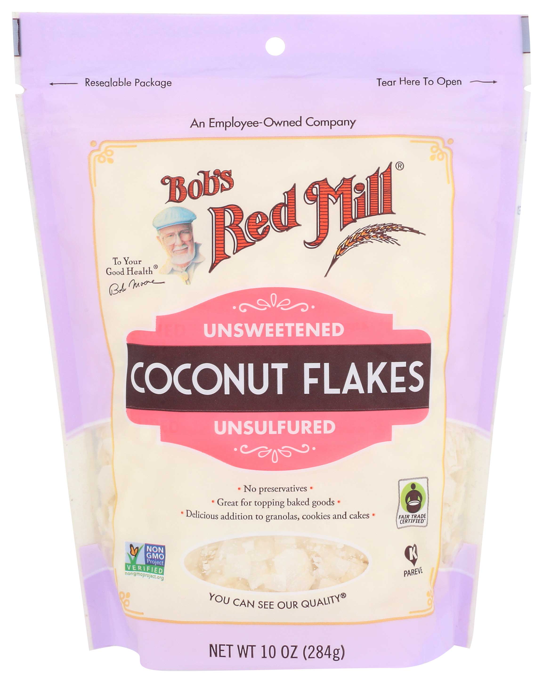 Bob's Red Mill Coconut Flakes, 10 Ounce -- 4 Per Case