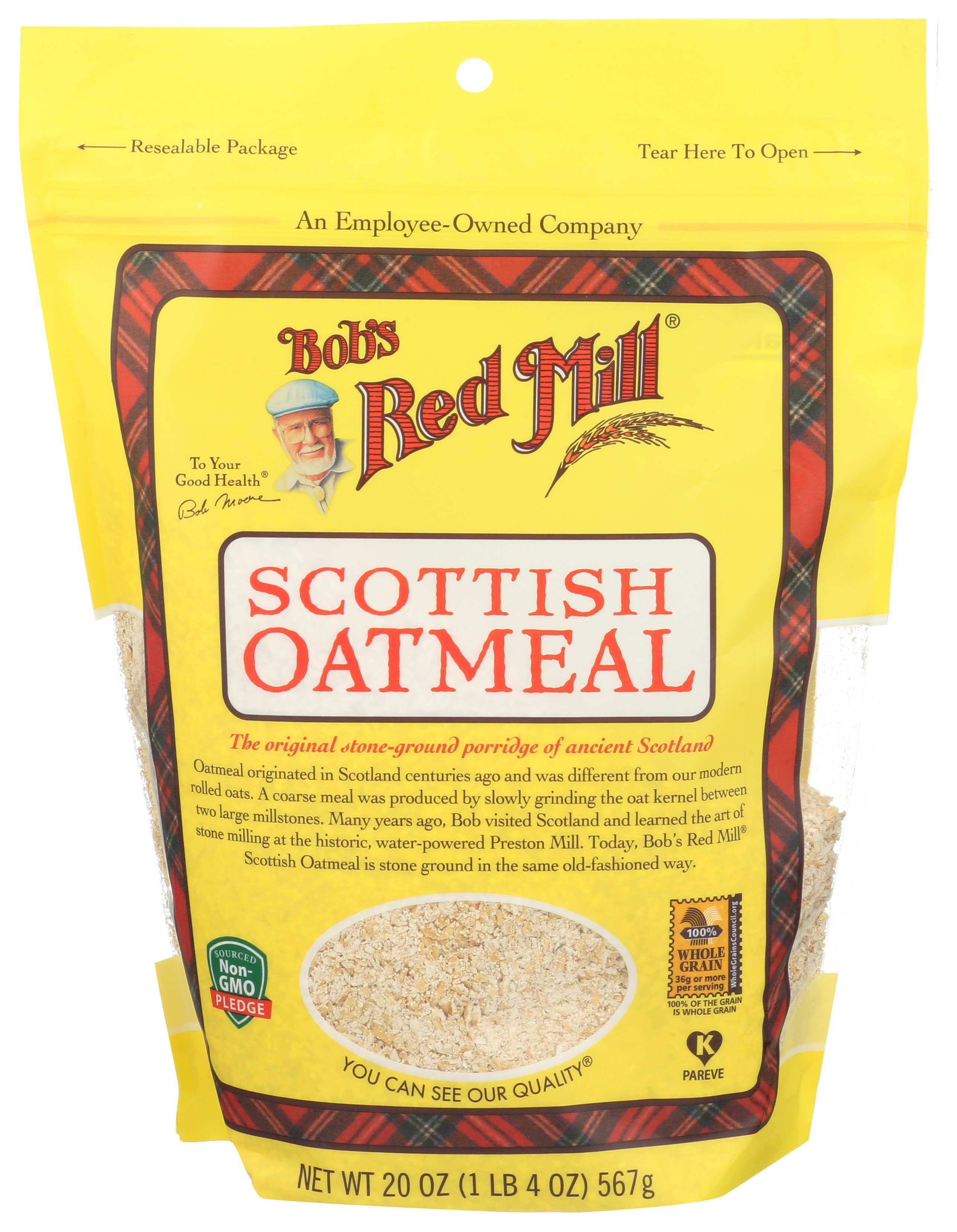 Bob's Red Mill Scottish Oatmeal, 20 Ounce -- 4 Per Case