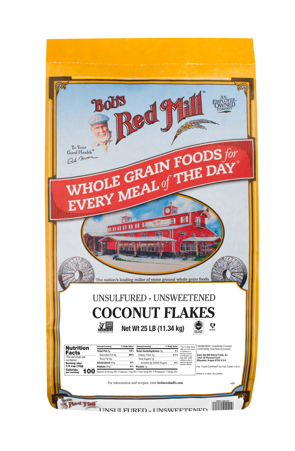 Bob's Red Mill Coconut Flakes, 25 Pound