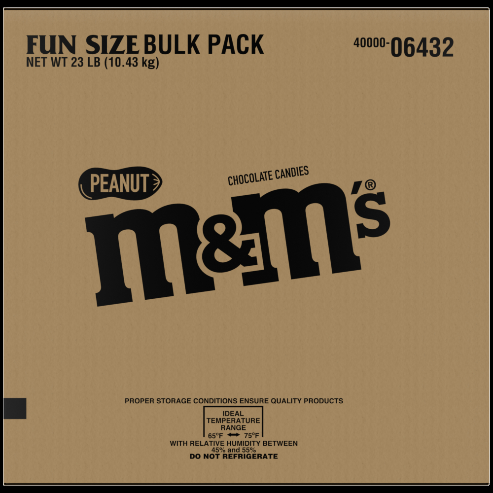 M and Ms Fun Size Peanut Chocolate Candy FoodServiceDirect