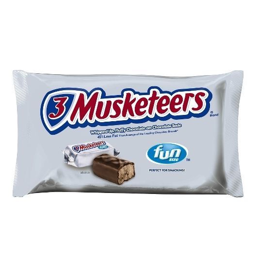 3 Musketeers Fun Size Chocolate Bar, 10.48 Ounce -- 12 Per Case