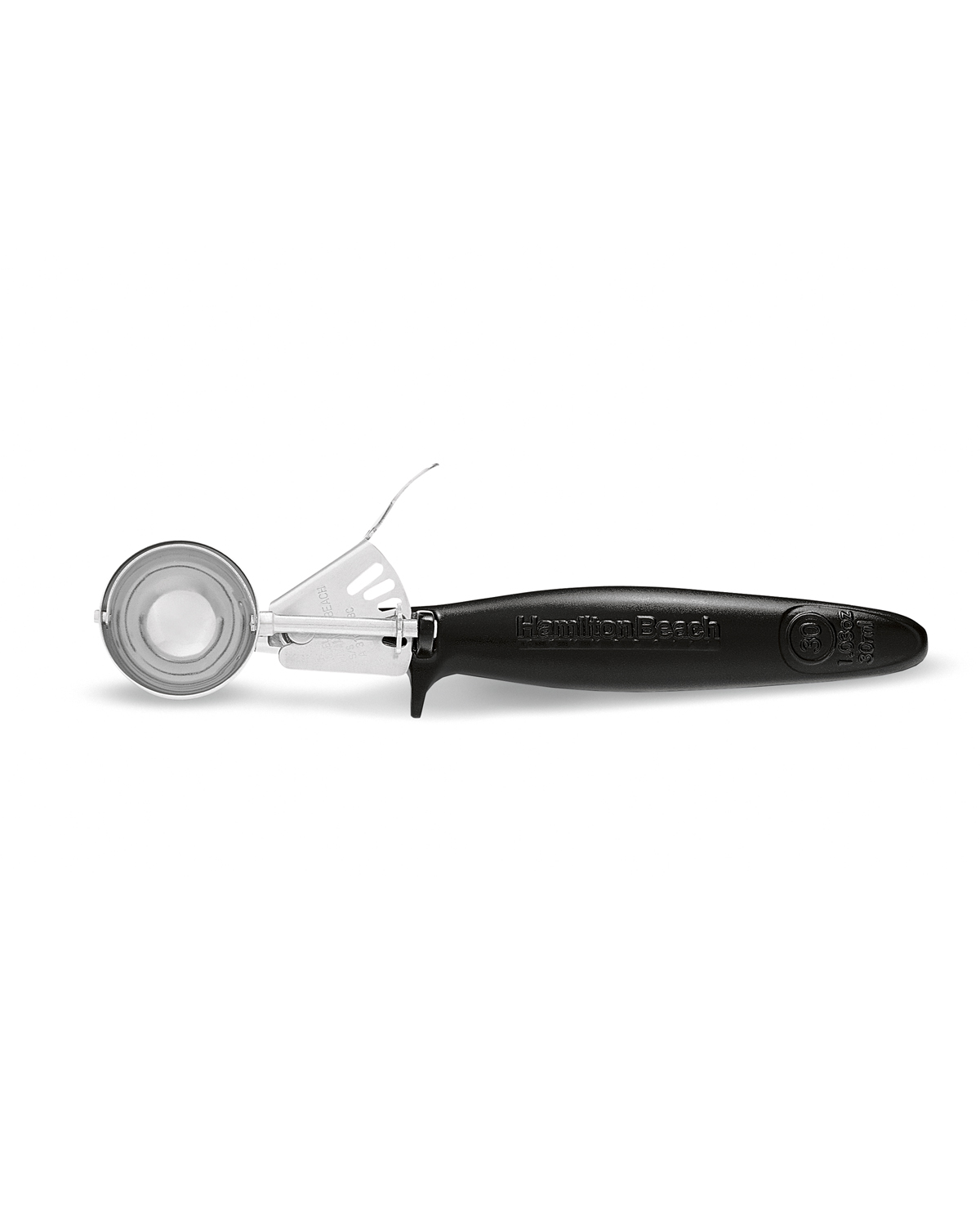 Hamilton Beach Black Ergogrip Microban Stainless Steel Disher
