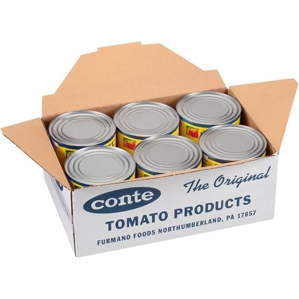 Conte Peeled Plum Tomatoes In Puree, 102 Ounce -- 6 Per Case