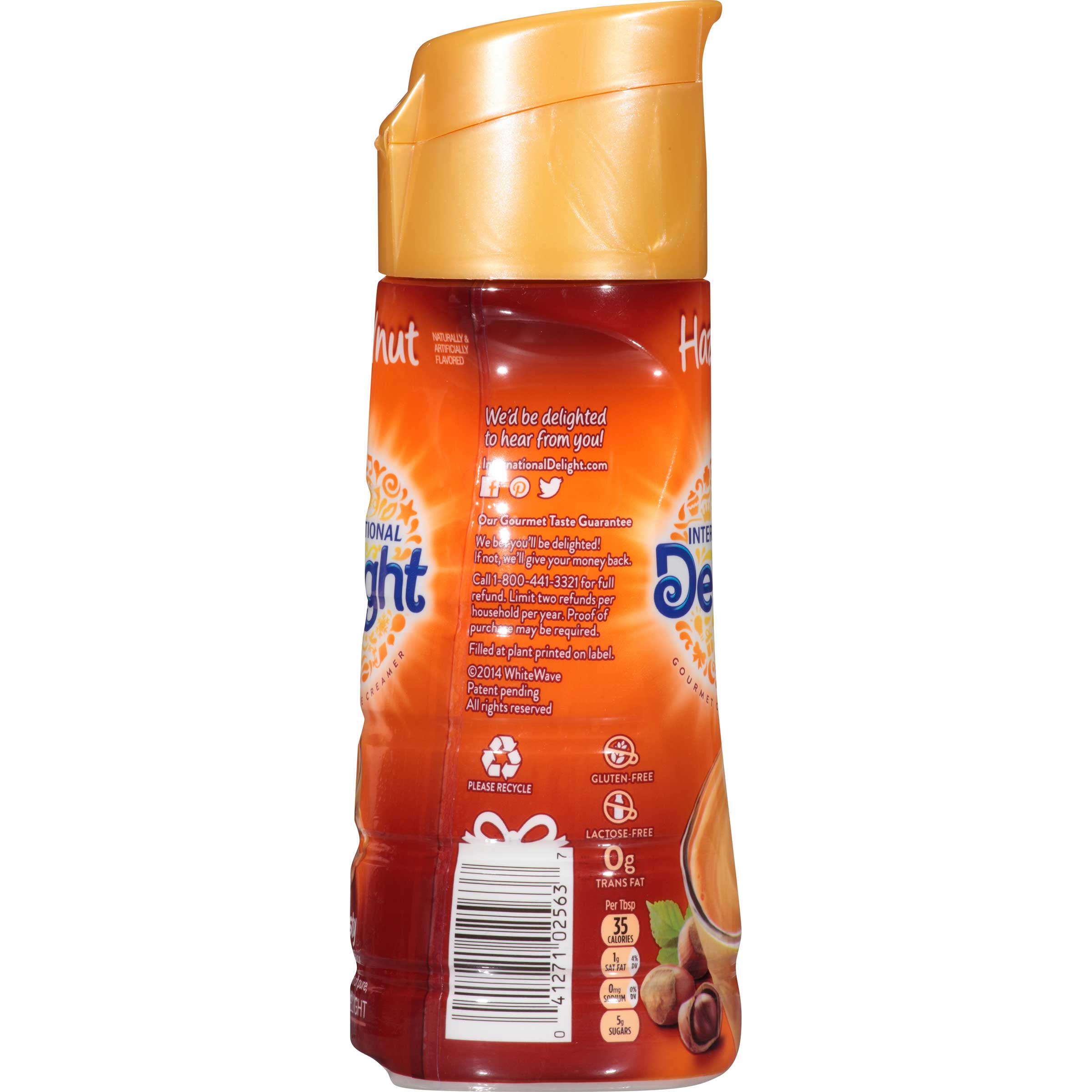 International Delight Hazelnut Coffee Creamer Case