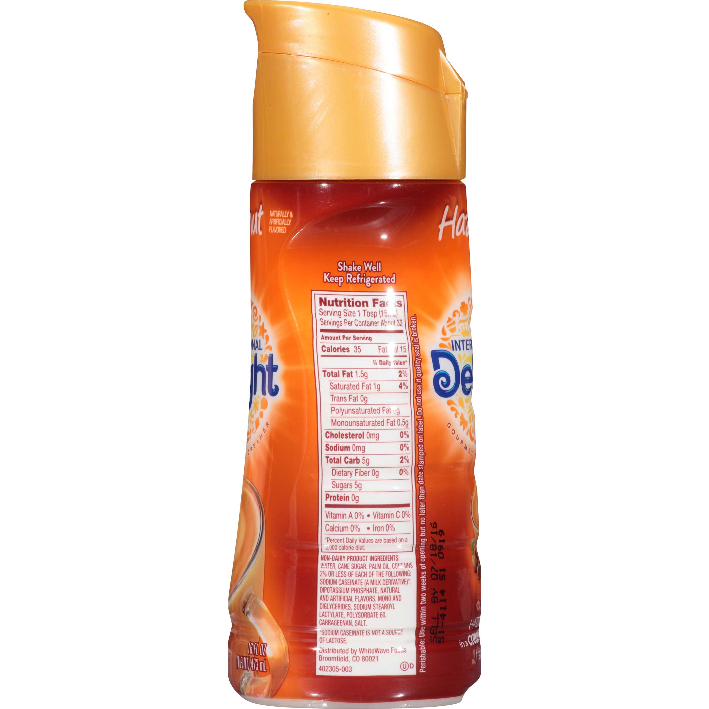 International Delight Hazelnut Coffee Creamer, 16 Fluid Ounce -- 6