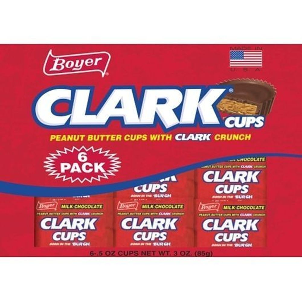 Clark Cup Milk Chocolate Peanut Butter Cup, 3 Ounce -- 24 Per Case