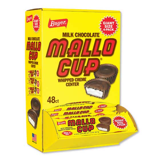 Mallo Cup, Whipped Creme Center Milk Chocolate, 3 Ounce -- 192 Per Case