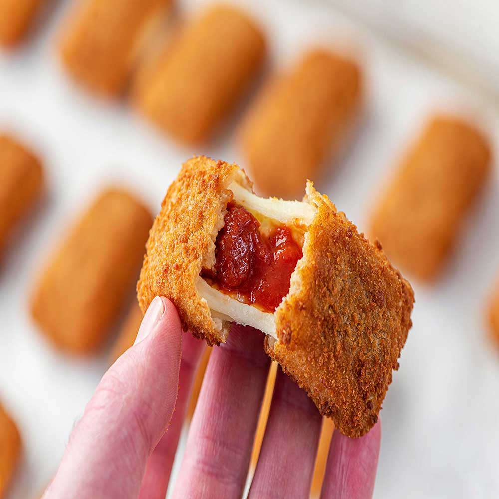 Rich Farm Rich Breaded Pizza Cheese Crunchers Case FoodServiceDirect
