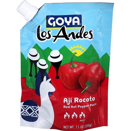 Goya Los Andes Aji Recoto Red Hot Pepper Paste, 7.1 Ounce -- 12
