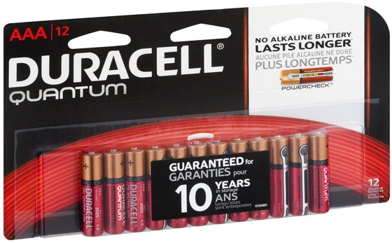 Duracell Alkaline Personal Power Aaa Battery, 12 Count -- 10 Per Case