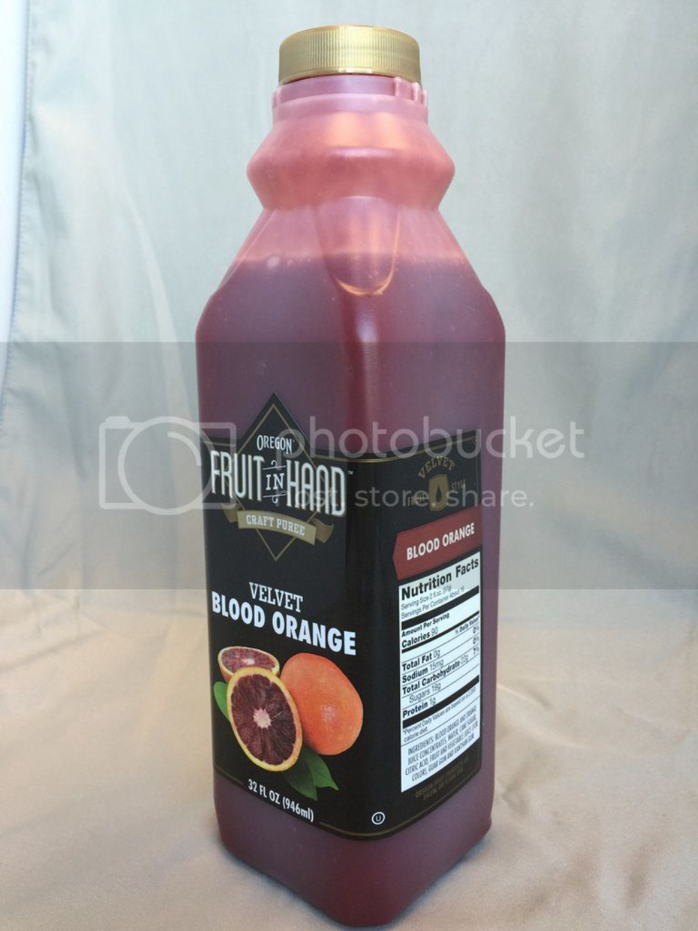 Oregon Fruit Blood Orange Velvet Craft Puree, 32 Fluid Ounce -- 6 Per Case