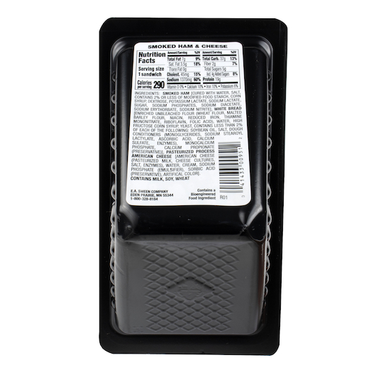 hamページ Market Ham and Cheese White Bread Sandwich Wedge, 4.9 Ounce