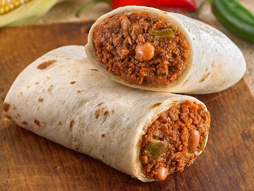 Deli Express San Luis Beef and Bean Burrito Case