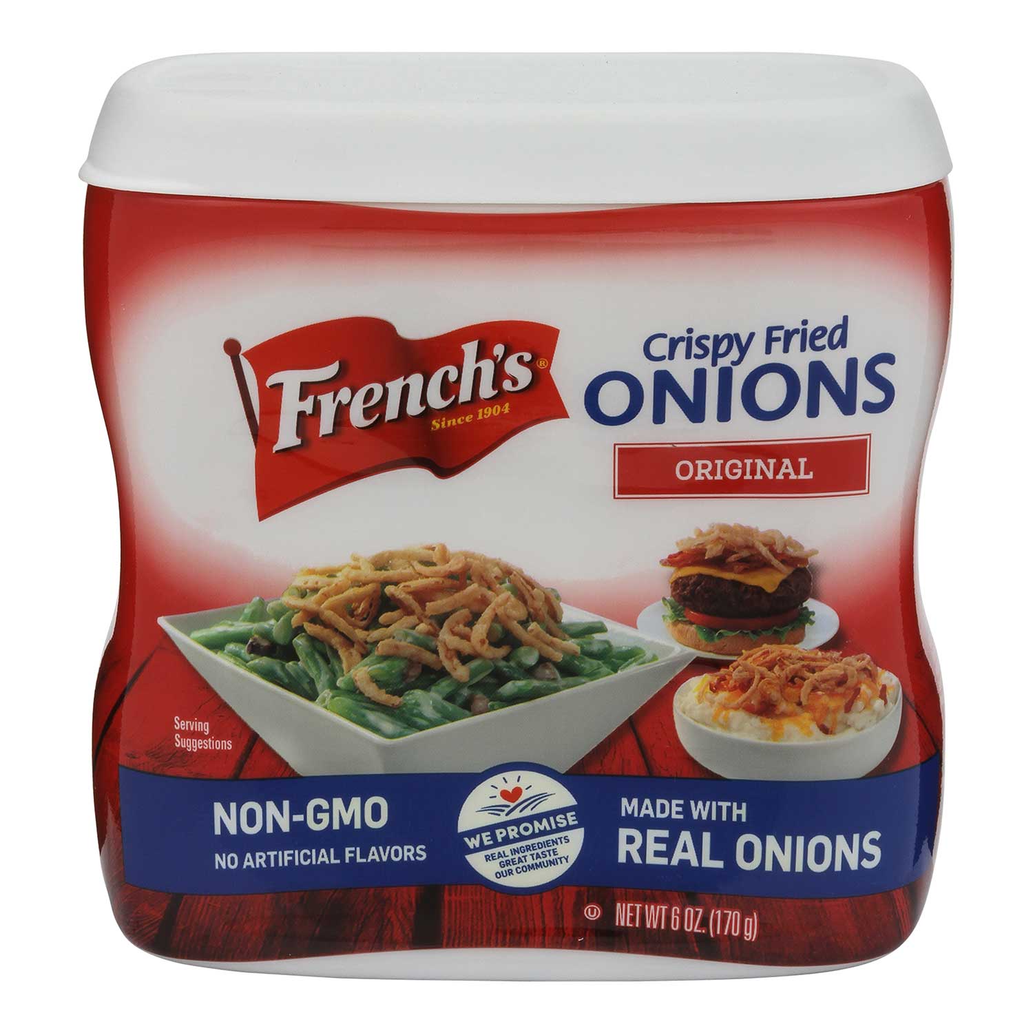 Frenchs Original French Fried Onion, 6 Ounce -- 16 per case.