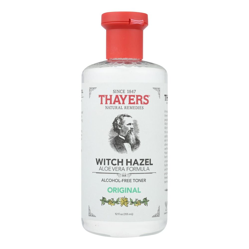 Thayers Original Witch Hazel With Aloe Vera Alcohol Free Toner, 12 Fluid Ounce
