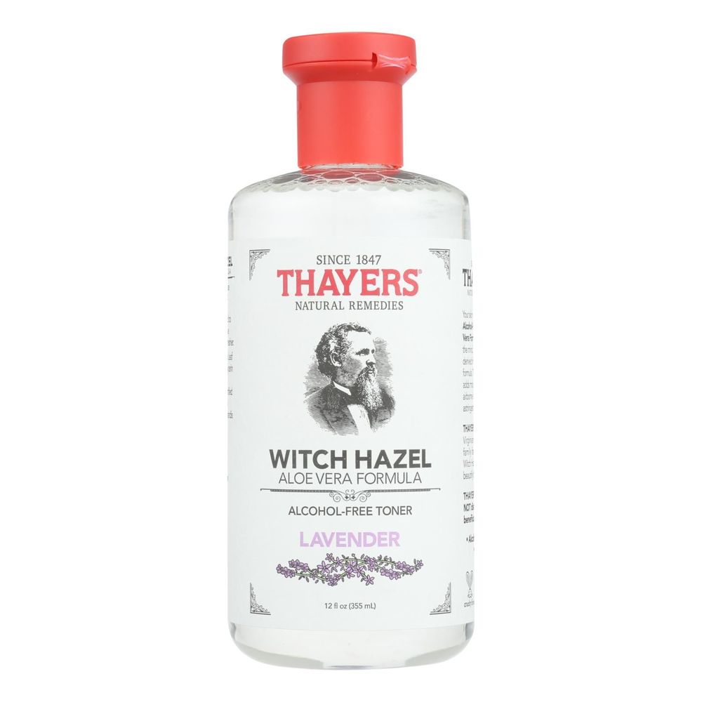 Thayers Lavender Witch Hazel With Aloe Vera Alcohol Free Toner, 12 Fluid Ounce