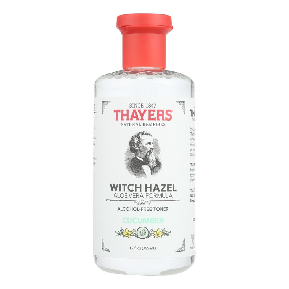 Thayers Cucumber Witch Hazel With Aloe Vera Alcohol Free Toner, 12 Fluid Ounce