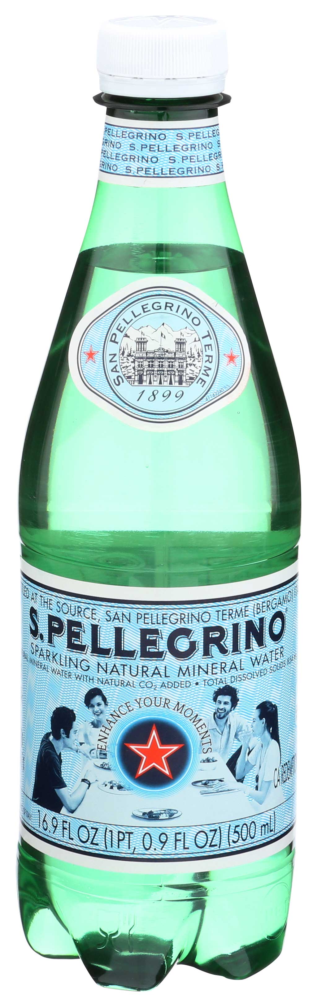 S.pellegrino Sparkling Mineral Water, 0.5 Liter -- 24 Per Case